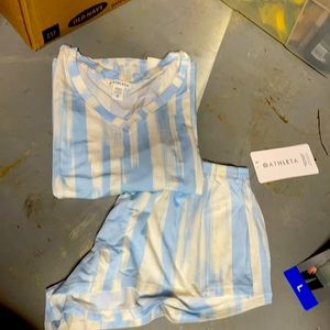 NWT ATHLETA WOMENS XS PJ SET